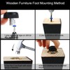 Sourcingmap Furniture Table Chair 8 Holes Base Adjustable Leveling Foot