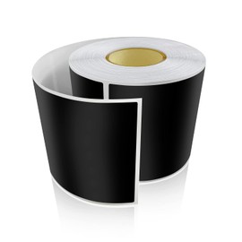 Rectangular Stickers 12.7 x 7.6 cm Colour Code Labels Vinyl Floor Sticker Waterproof Removable Roll of 200 Black