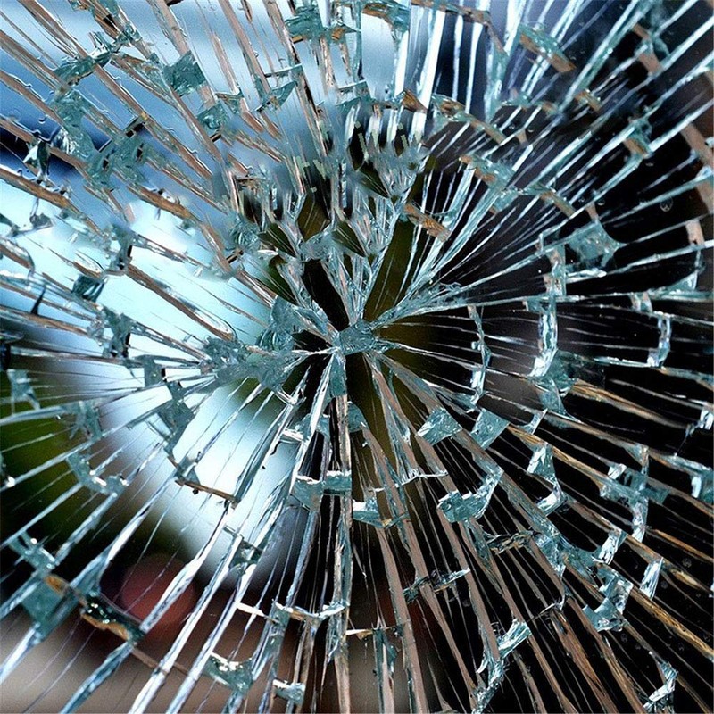 Clear Security and Safety Window Film Shatterproof Adhesive UV Blocking