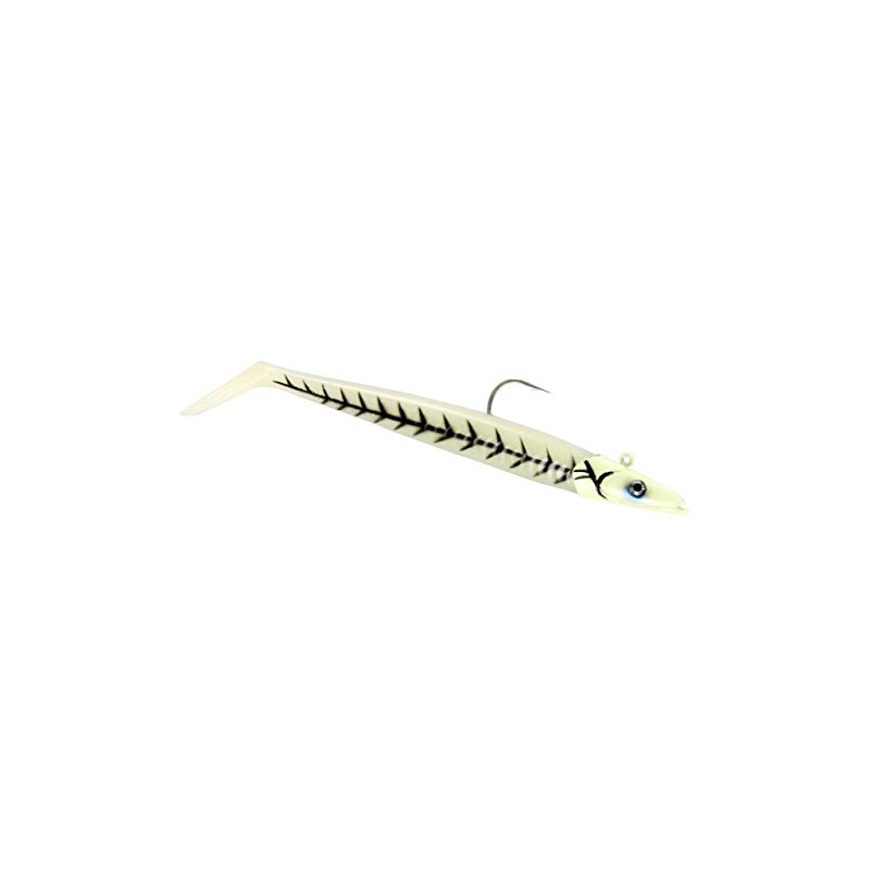 Sandeel 6" 1 1/2oz 2+1 (Green Glow) SE-J160-GG One Size