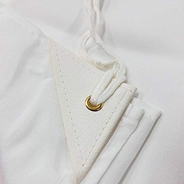 Japanese Flag, Hinomaru, Made in Japan, Tetron Tropical (Light and Wrinkle Resistant Fabric) H 27.6 x W 41.3 inches (70 x 105 cm), Left Top and Bottom String Included