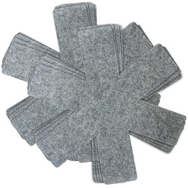 Rosenstein & Söhne Pot Stack Protectors, Set of 10 Felt Pan Protectors, Diameter 38 cm, Washable, Anthracite (Pot Storage Protector, Pot Divider)
