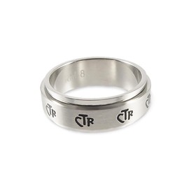 Narrow Spinner LDS CTR Ring by Ringmasters | Choose the Right Faith Ring | Keepsake LDS Jewelry