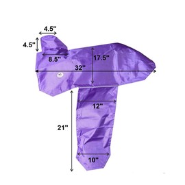 Majestic Ally 1000D Waterproof Reflective Western Saddle Cover - Elastic Straps to Securely Attach Each Corners and Fenders - Fits Most Full-Size Western Saddle - 4 Colors Available (Purple)