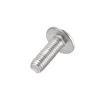 sourcing map Flanged Button Head Socket Cap Screws, M5*14mm Hex