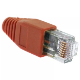 Unbranded RJ45 Terminator, Red Boot