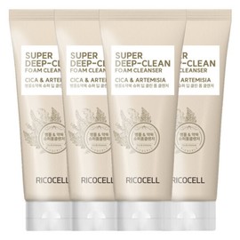 formulaLycocell (Encore Deal 2,260 won per piece) Ricocell Trouble Soothing + Hypoallergenic Cleansing Foam 220ml 4 pieces/ Centella asiatica, Artemisia, Houttuynia cordata, Mild Alkaline / (앵콜딜 1개당 2260원)리코셀 트러블 진정+저자극 클렌징폼 220ml 4개/병풀 약쑥 어성초/약알칼리