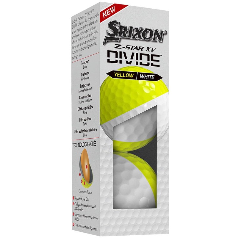 Srixon Z-Star XV8 Divide Golf Balls