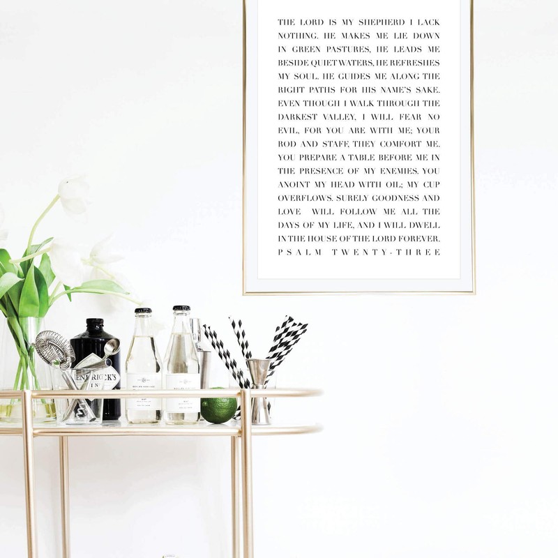 The Lord Is My Shepherd, I Lack Nothing ... Psalm