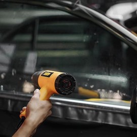 Spanno Heat Gun for Vinyl Wrap, Car Wrap Kit for Window Tint, Include Heat Gun, Plastic Squeegees, Magnet Holder, Gloves