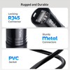 Cable Matters Cable Ethernet Cat6 blindado corto compatible con conectores