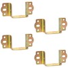 4 PCS Heavy Duty Bed Rail Metal Brackets Support Hinges