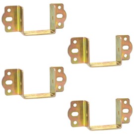 4 PCS Heavy Duty Bed Rail Metal Brackets Support Hinges (50mm)
