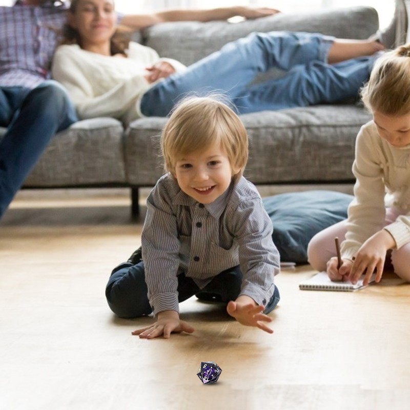 Polyhedral Dice Resin Play Dice Poker Party Game Toy Table