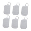 Levemolo 6pcs Portable Stripe Texture Clothes Washboard -sided Scrubbing Board
