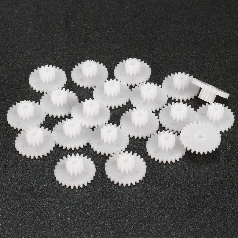 uxcell 20pcs Plastic Gears 26 Teeth Model 26102B Reduction Gear