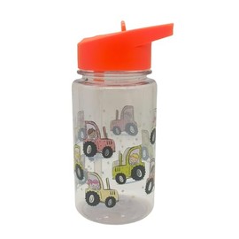 HOX 350ml Kids Water Bottle - BPA-Free Plastic PP, Flip-Top Lid, Reusable & Leak-Proof Design, Lightweight & Durable for School & Travel - Vehicles