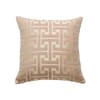 YunJeude Cushion Cover Chenille Fabric Geometric Pattern Monogram Pattern Stylish
