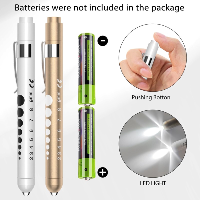 RISEMART Pupil Light, Diagnostic Light, Nurse Emergency Service Accessories with