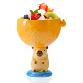 UAYBABU Kapybara Tall Mug (9.5 oz), 3D Painted Ceramic Mug, Perfect combination of Kapybara and Tall Mug, Puffer Fish Shaped Mug, Gift for Kapybara lovers!