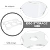 Cabilock Refrigerator Egg Tray Holds Up to 6 Eggs Plastic