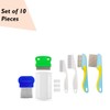 10 Pieces Hair Nit Combs Remove Head Nits Fine Tooth