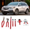 7pcs Battery Service Kit, Steel Terminal Pliers Wrench Brush Spreader