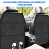 YTFRL 2 PCS Back Seat Cover for Kids, Car Kick