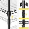 SsngygHme 5 Tier Shelves Storage, Wire Shelf Unit, Standing Adjustable