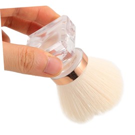 Ipetboom Nail Dust Brush 1pc Professional Makeup Brush for Nail Art Blush Powder Application Compact Ideal for Travel