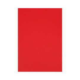 Sonjade Scrapbook Supplies Colored Cardstock Poster Board Crafts Construction Paper, 10 Sheets, 10 x 14.5 Inch, Red
