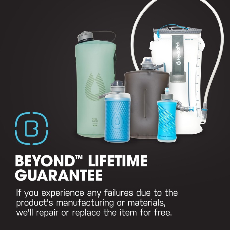 HydraPak Stow - Collapsible Backpacking Water Bottle (500ml) - BPA