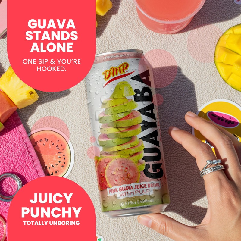 De Mi Pais Guava Juice with Pulp, Premium Quality Fruit
