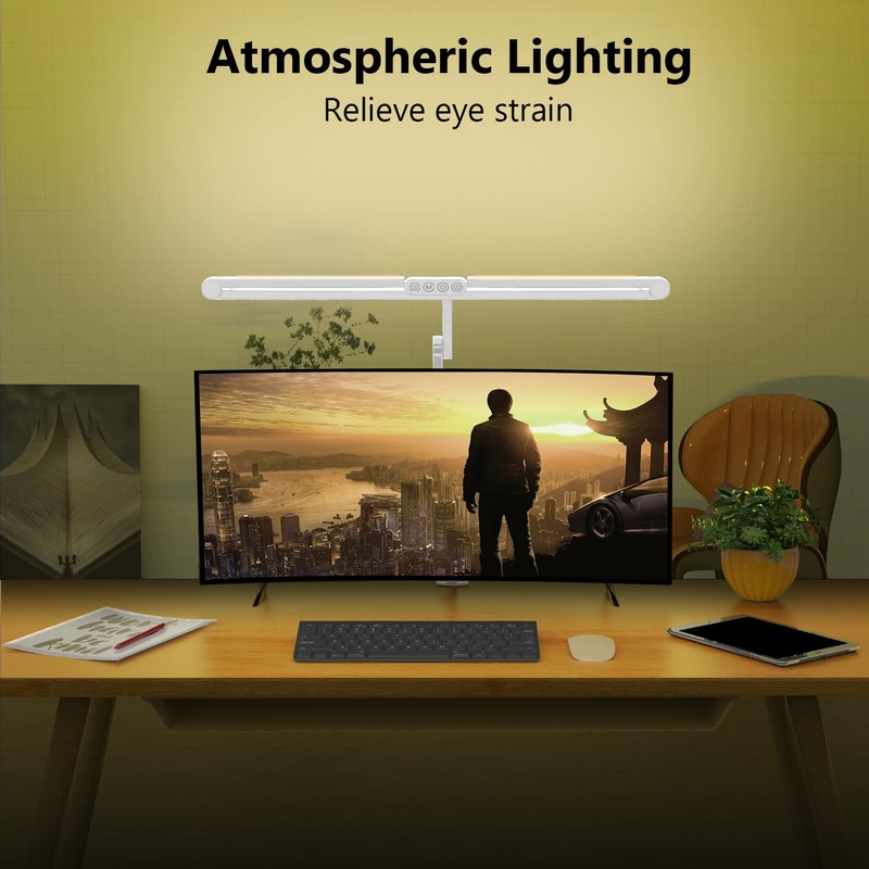 Micomlan 3000 Lumen Super Bright Led Desk Lamp for Home