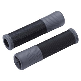 Bbb Cycling Unisex's Viper BWG-97 Bicycle Handlebar Grips Mountain Bike Shock Absorbent Anti-Slip One Pair Grey, Size