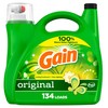 Gain Liquid Laundry Detergent, Original scent, 134 Loads