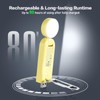 VAVOFO USB Rechargeable Book Light, Blue Light Blocking, Amber Clip-On