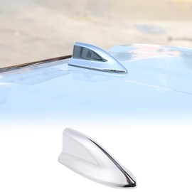 Car Shark Fin Antenna Cover Trim Fit Toyot@ Tundra 2022-2023 Car Shark Fin Antenna Cover AM FM Connection Radio Signal Car Roof Aerial Base Radio Signal Waterproof Auto Top Mounted Antenna Accessories