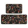 Kuyig Home Kitchen Mats for Floor Mushroom Kitchen Rugs Sets