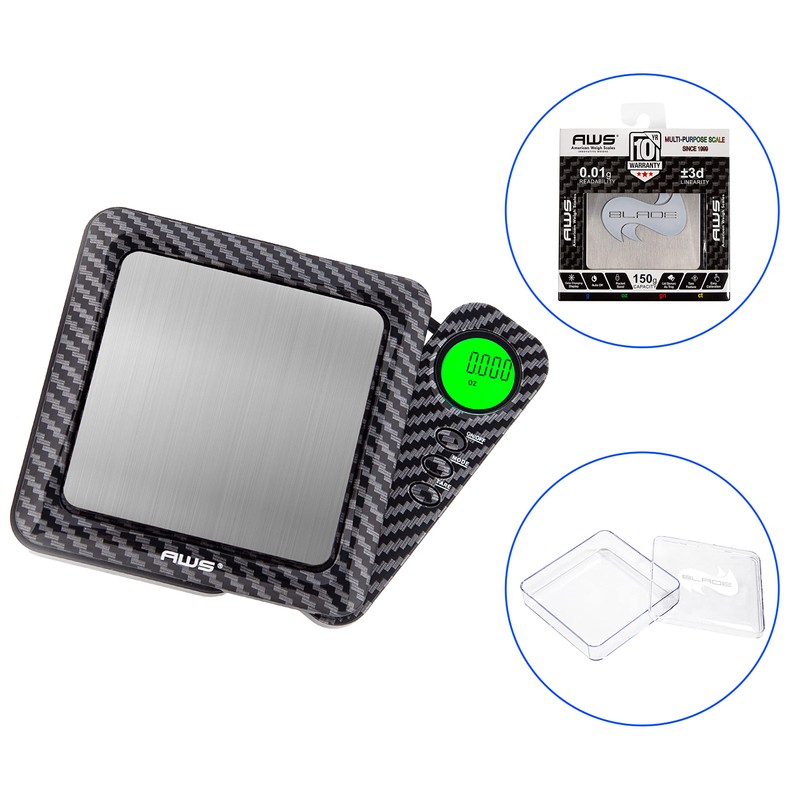 American Weigh Scales Blade Series (Blue) Limited Edition Carbonfiber Digital