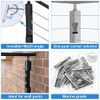 Muzata 20 Pack 1/8" Invisible Cable Railing Kit Hardware Cable