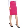 Urban CoCo Women's Elastic Waist Stretch Bodycon Midi Pencil Skirt