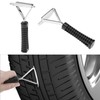 QWORK Tire Repair Patch Tools Kit, Tire Tungsten Carbide Buffing