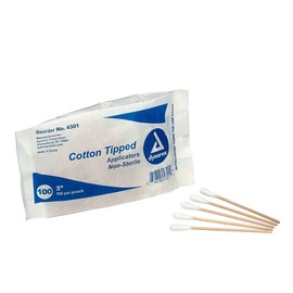 First Aid Only 25 400 Non Sterile Cotton Tipped Applicators 3 Wood