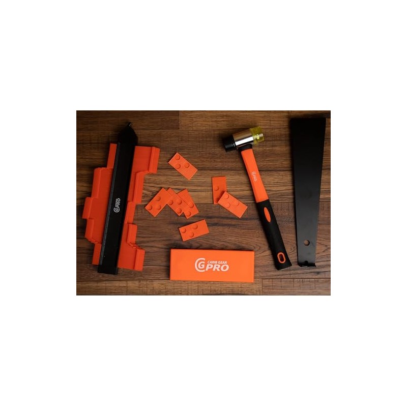 Carib Gear Pro Professional Laminate Flooring Tools Installation Kit with