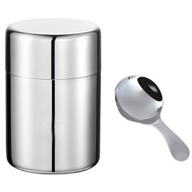 Desirable Tea Cup Set, 304 Stainless Steel, Tea Canister, Tea Canister, Tea Cups, Coffee, Tea Storage Container, Canister, Tea Bowl (5.3 oz (150 g)
