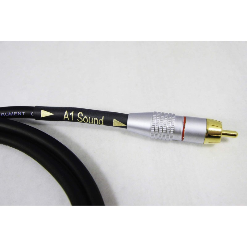 Van Damme Black Ultra X Subwoofer Cable 10 Metre Single