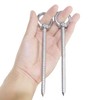 2 PCS Eye Screw Hooks Heavy Duty Self Tapping Eye