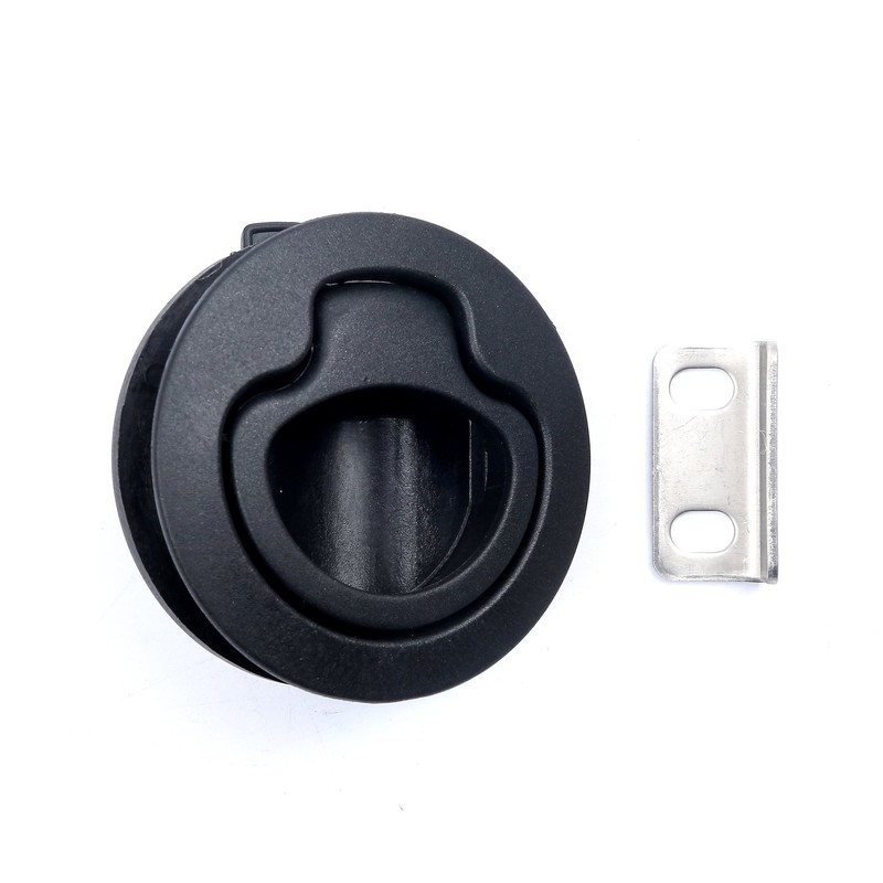 Thorn Boat 2'' Flush Pull Slam Latch Black Plastic Nylon