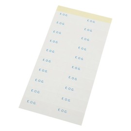 Nichiku Giken Industrial HP R Sterilizing Labels, Small, 1000 Sheets EO-L